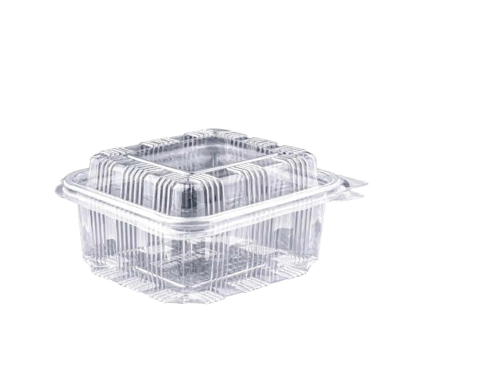 High LID Pet Box 375 High Lid PET Container 375 ml (127×115×65 mm) - Image 1